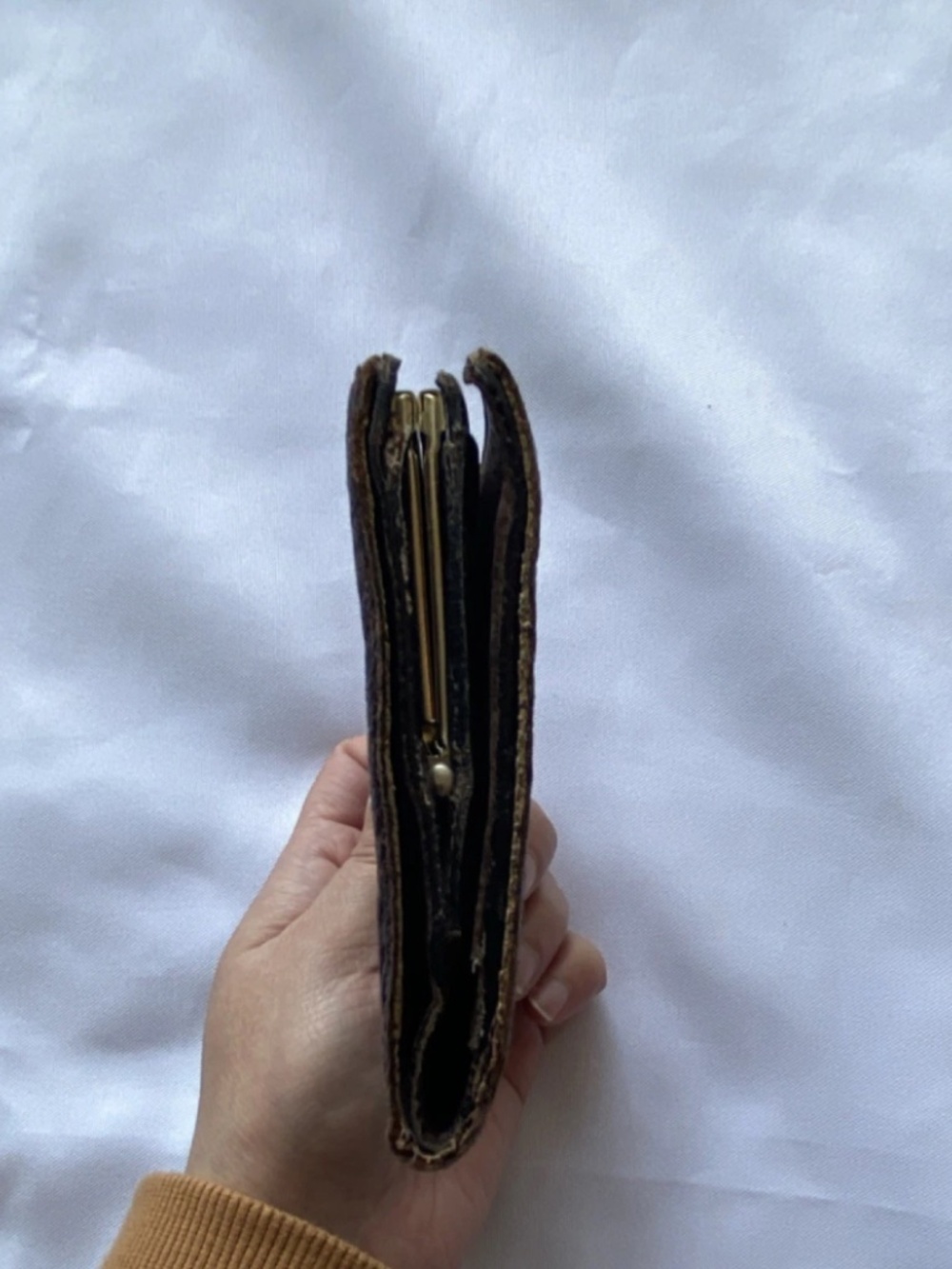 Vintage Balenciaga Paris Brown Leather Wallet - Picture 7 of 12